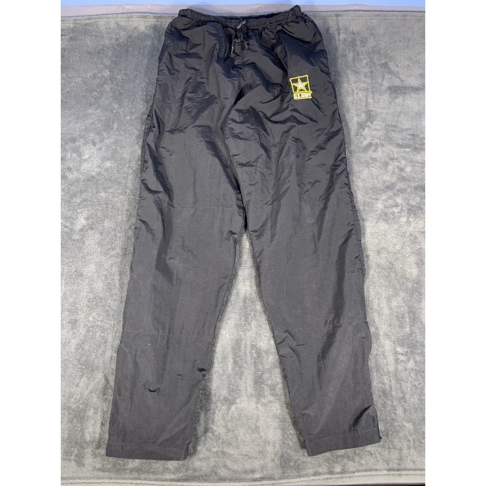 US Military Army Windbreaker Pants Black‎ Men's Medium Fitness Pants